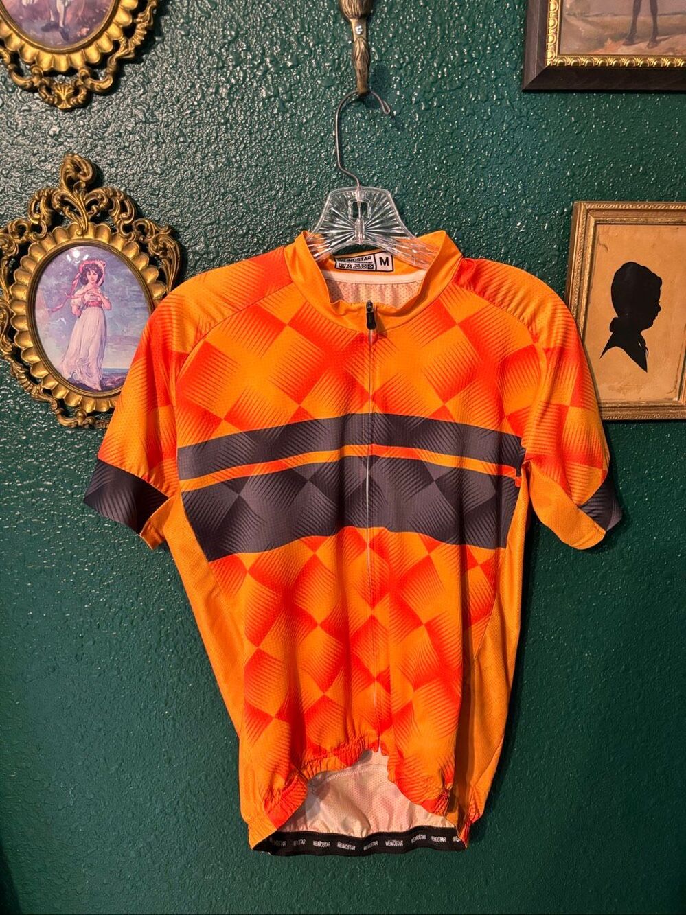 Weimostar Orange Cycling Jersey Orange Sz Medium